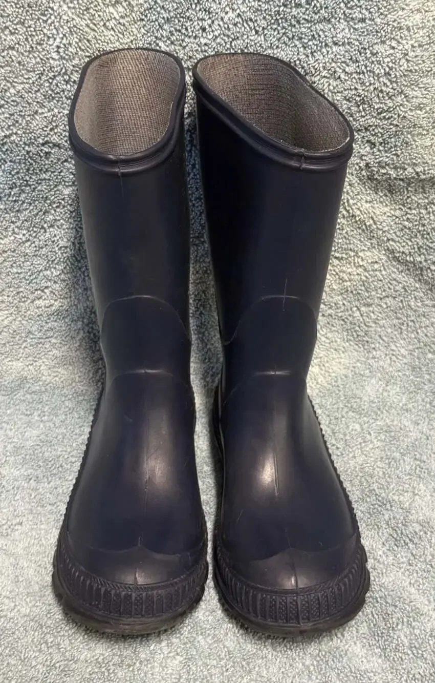 Kamik Kids Stomp Waterproof Rain Boots Navy Blue